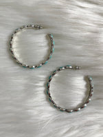 Turquoise Hoop Earrings