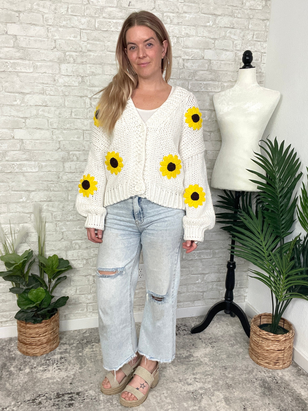 Sunflowers + Sunshine Cardigan