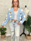 Over The Rainbow Cardigan Blue