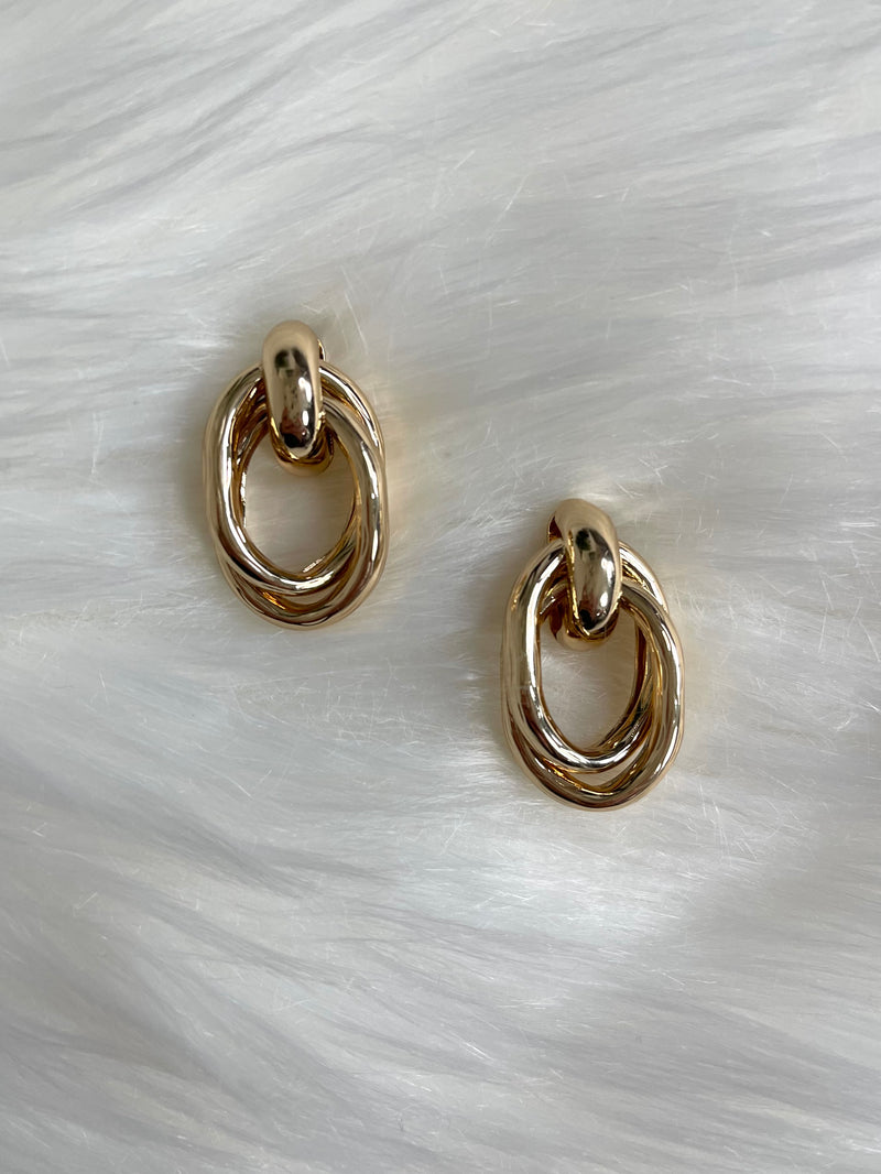 Sydney Knotted Earring Gold