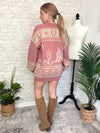 Holly Western Cardigan Pink