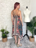 Penny Teal Hanky Dress