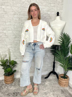 Over The Rainbow Cardigan White