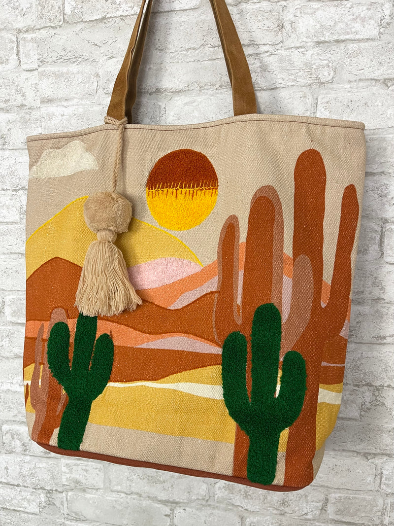 Cactus + Desert Tote