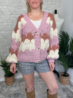 Rosegold Knit Cardigan