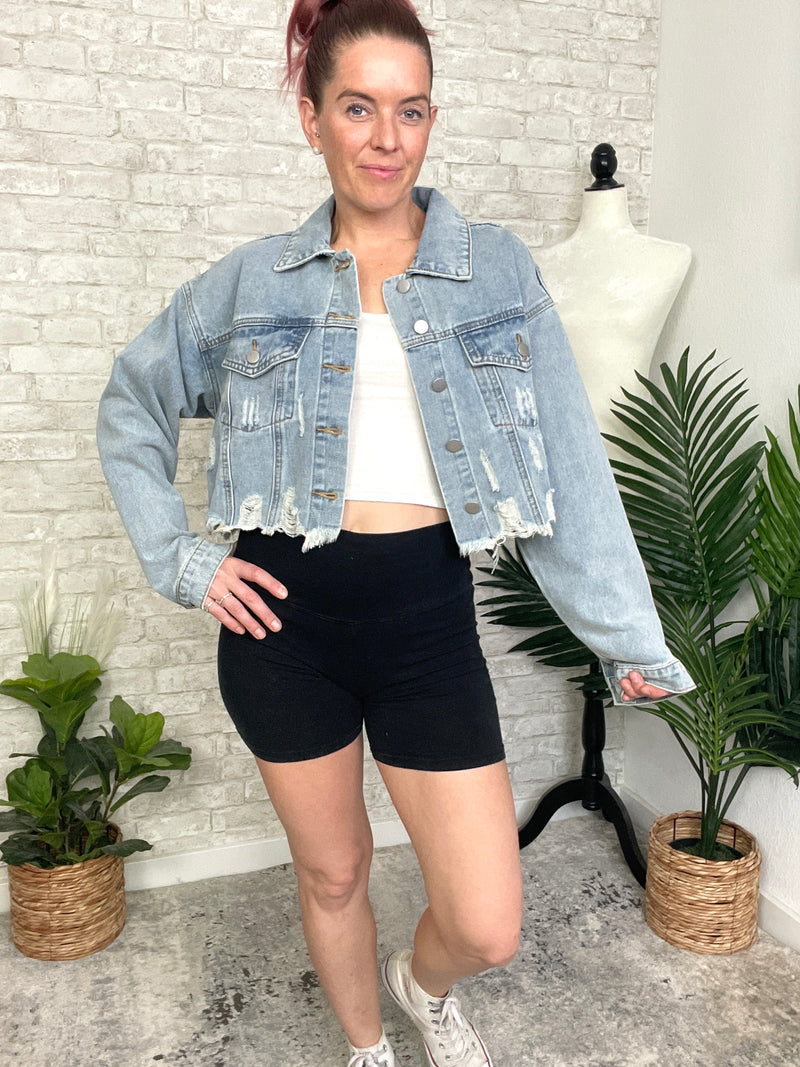 Have A Nice Day Denim Jacket