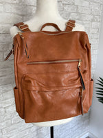 Brielle Convertible Backpack Camel