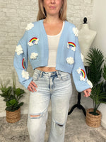 Over The Rainbow Cardigan Blue