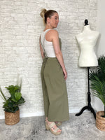 Grace Green Cropped Overall