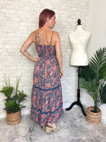 Mason Twist Maxi Blue/Ginger Floral Combo