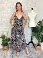 Halle Floral Cool Combo Jumpsuit