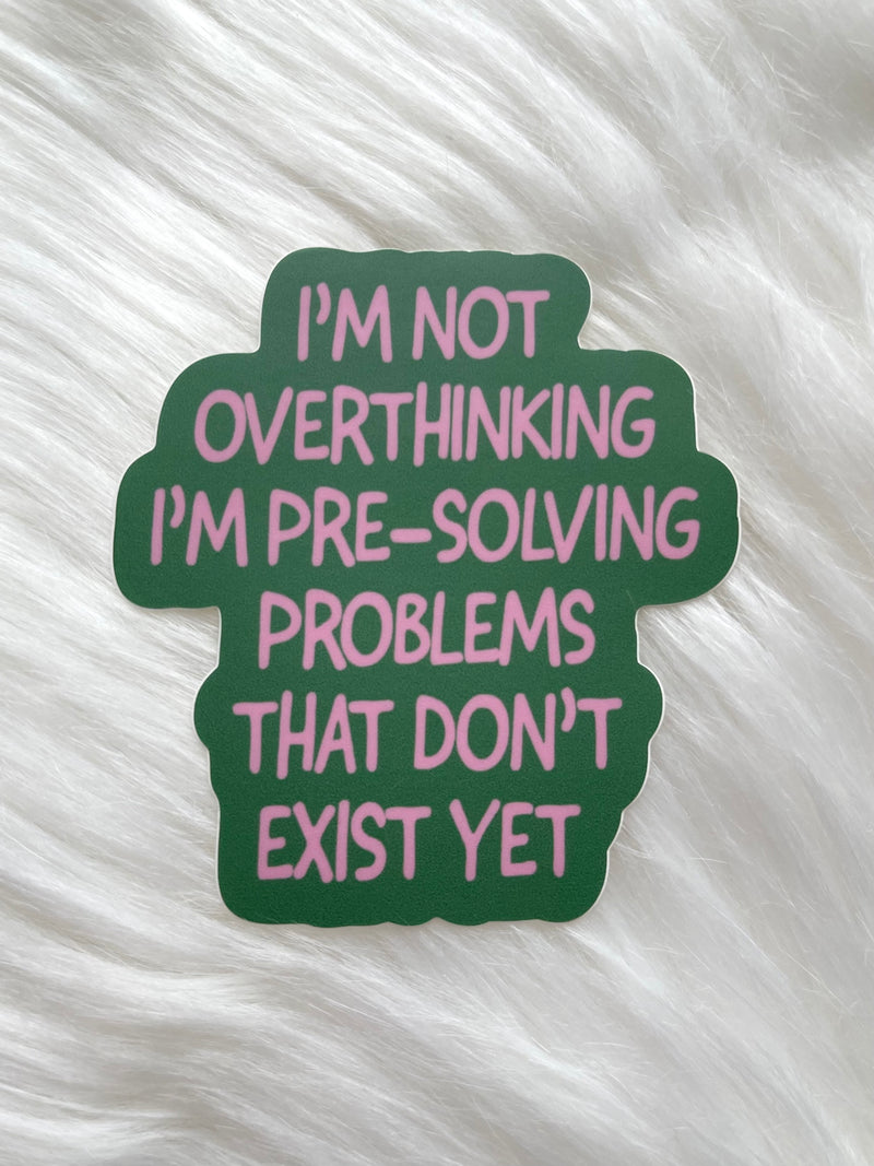 Pre-Solving Problems Sticker