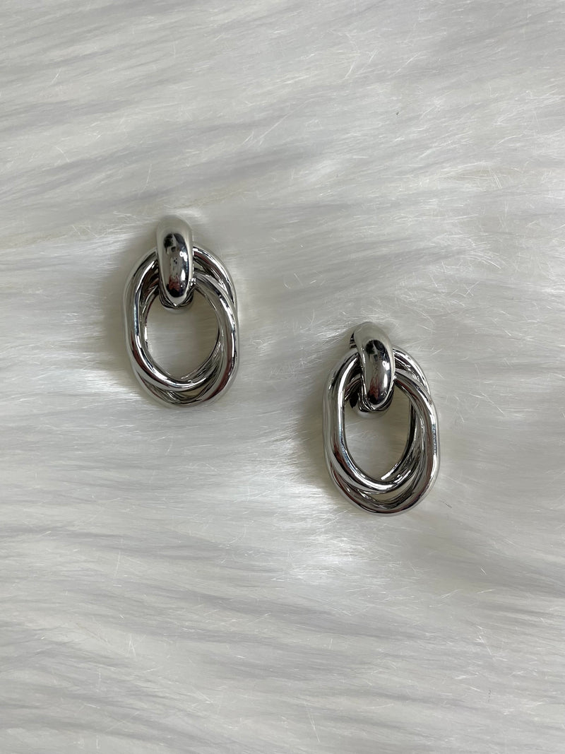 Sydney Knotted Earring Silver