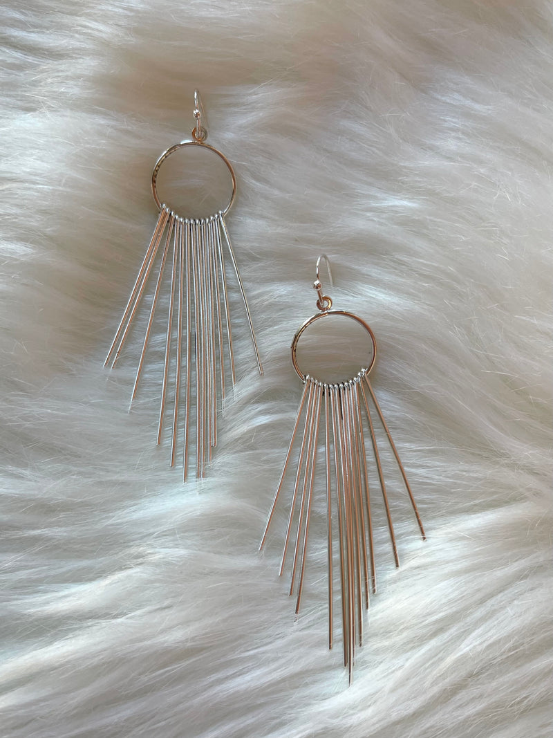 Mel Chandelier Dangle Earring Silver