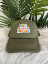 You Are Enough Trucker Hat - Olive Green