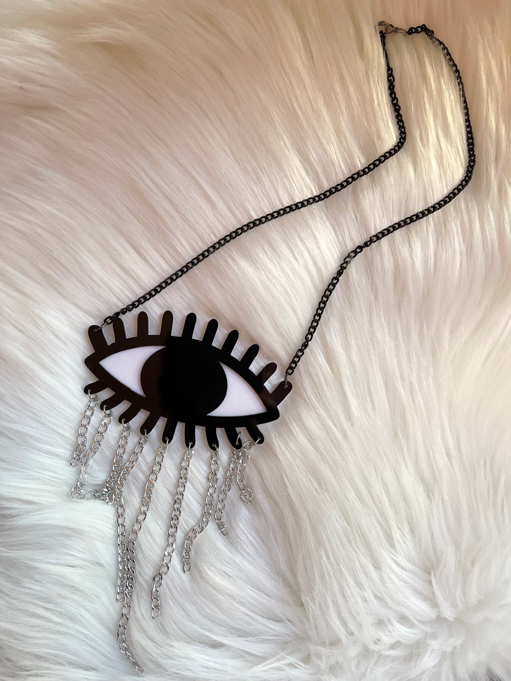 Giant Evil Eye Statement Necklace