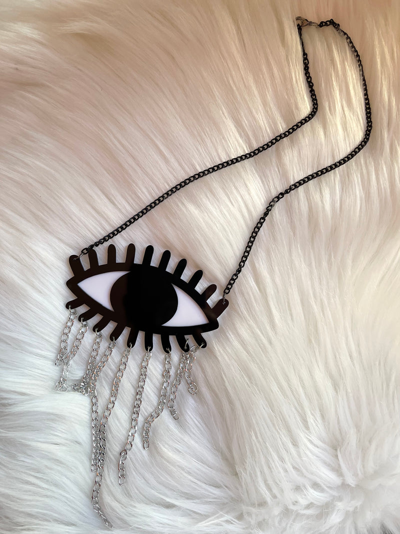 Giant Evil Eye Statement Necklace
