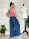 Lucela Super Wide Leg Dark Denim