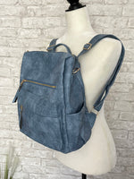 Brielle Convertible Backpack Vintage Blue