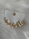 Molly Rectangle Hoop Earring Collection Gold