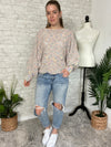 Rainbow Retro Swirl Knit Top