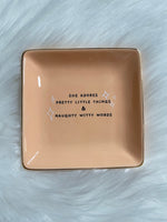 She Adores Pretty Little Things Jewelry Tray