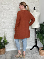 Rosetta Ginger Fuzzy Cardigan