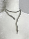 Bendable Wrapped Snake - Necklace/Bracelet Silver