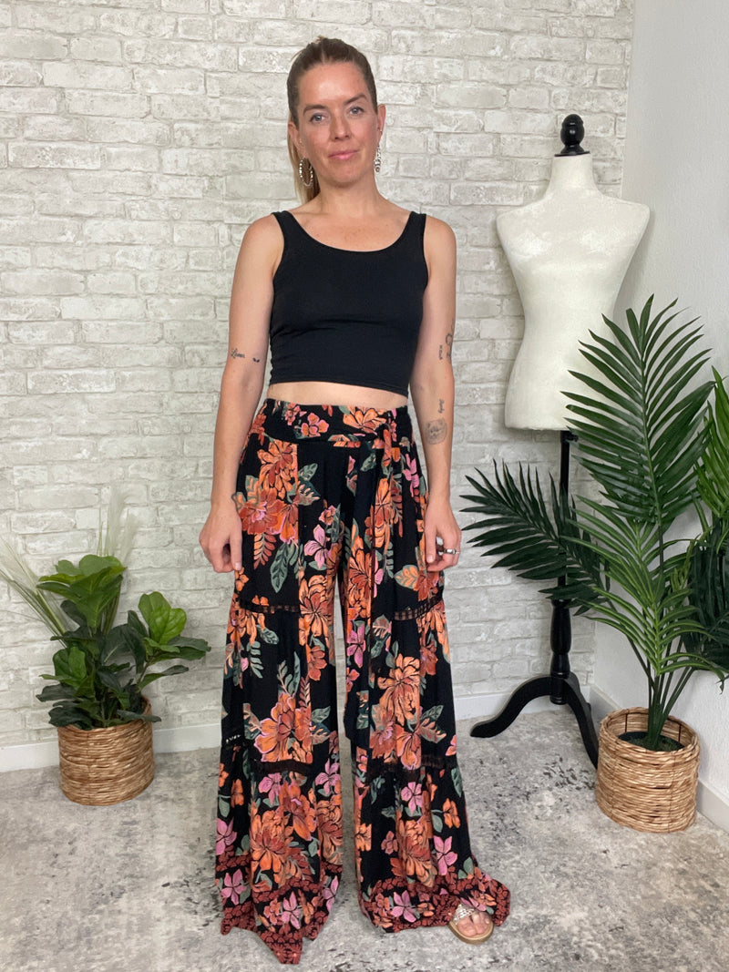 Ginger Floral Print Pants