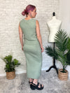 Christine Sage Sweater Set - Skirt