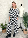 Becka Black+White Checker Set Bottoms