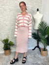 Devon Sweater Set - Cardigan Pink