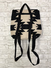 Black & Cream Aztec Backpack