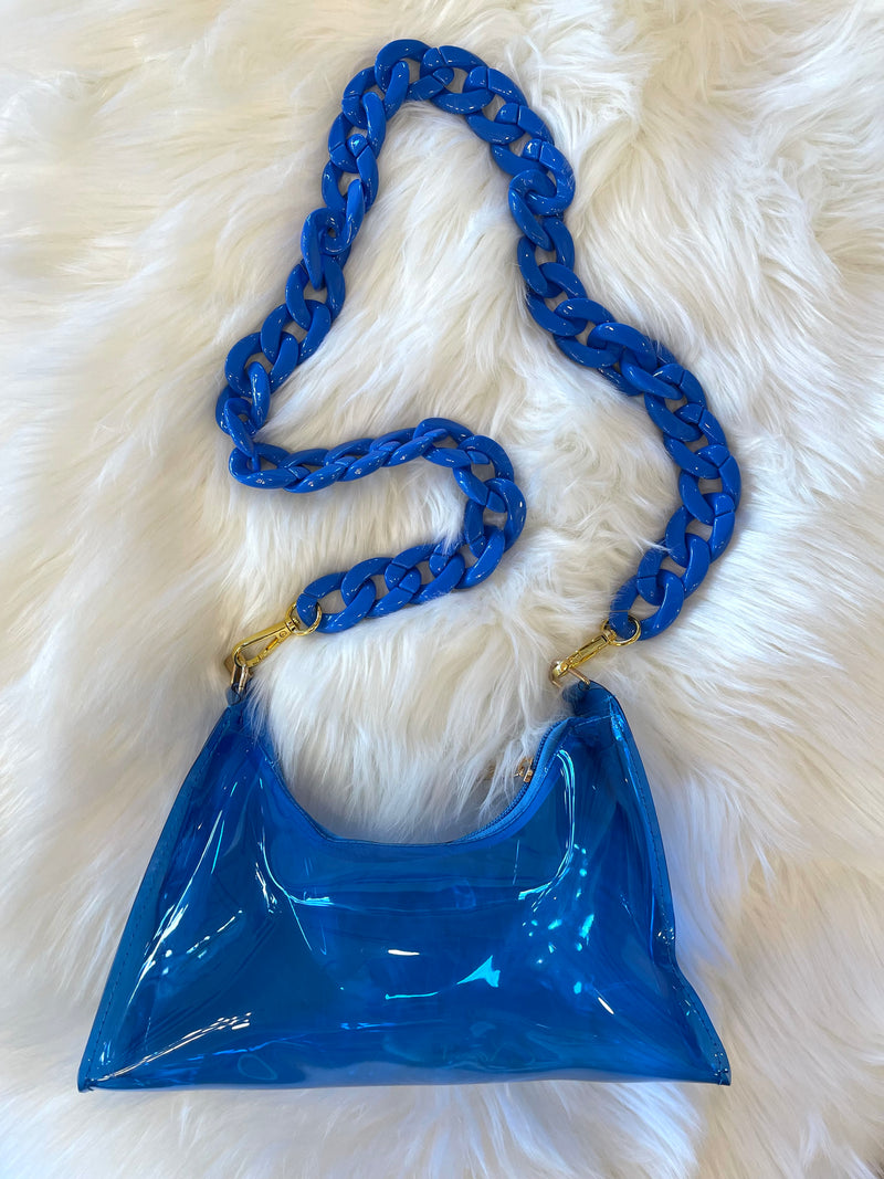 Festival Clear bag - Blue