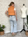 Orange Spice Cropped Vest