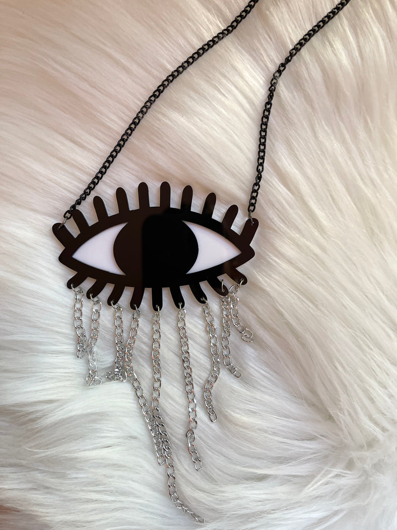 Giant Evil Eye Statement Necklace