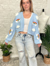 Over The Rainbow Cardigan Blue