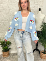 Over The Rainbow Cardigan Blue
