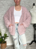 Tinsel+Fluff Heavy-Weight Cardigan Vintage Pink