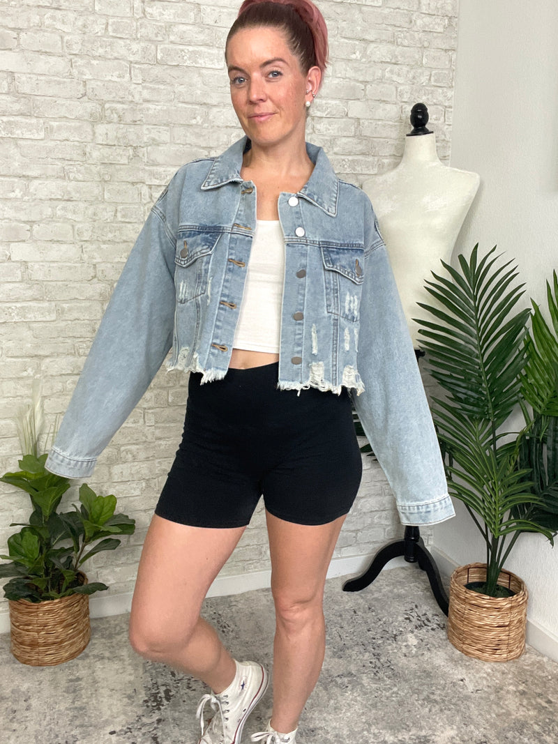 Have A Nice Day Denim Jacket