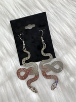 Serpent Slither Earring Silver