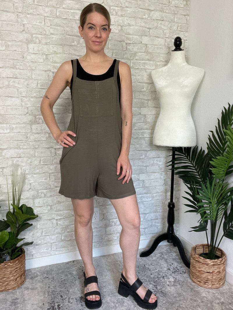 Polly Front Pocket Jumper Olive