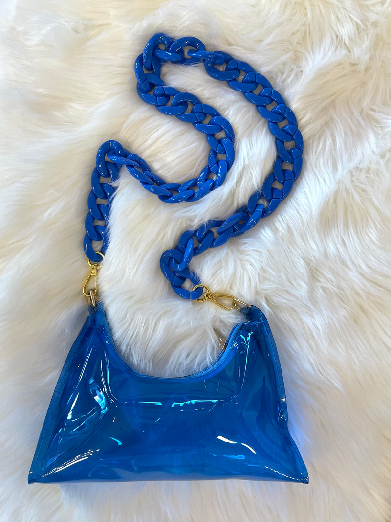 Festival Clear bag - Blue