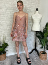 3D Golden Rose Dress