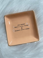 She Adores Pretty Little Things Jewelry Tray
