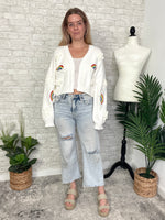 Over The Rainbow Cardigan White