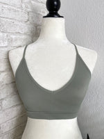 Crochet Racerback Bralette Sage