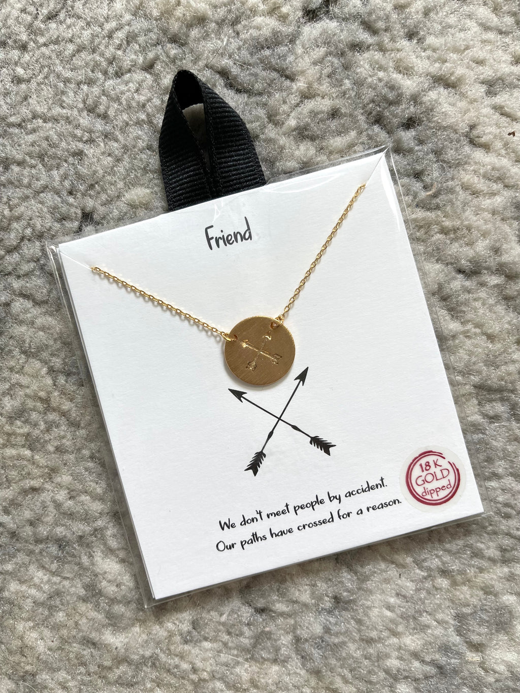 Friend Pendant Gold