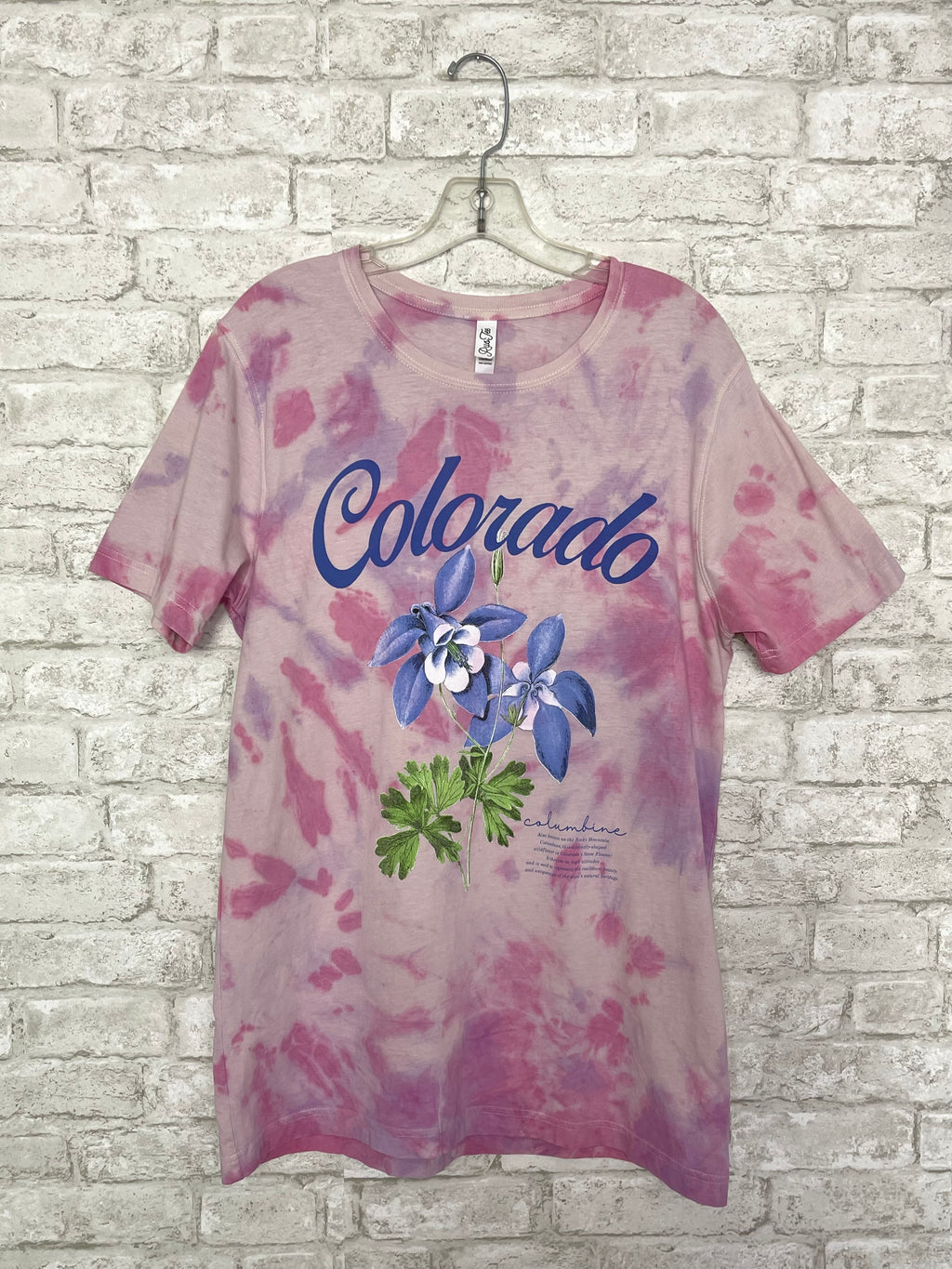 Colorado Columbine T-Shirt Tye-Dye