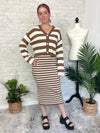 Devon Sweater Set - Cardigan Brown